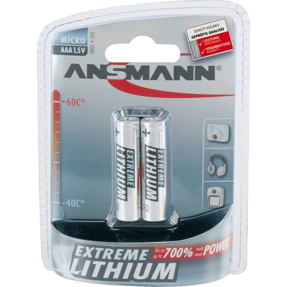 Ansmann Lithium Micro AAA LR 03 Extreme