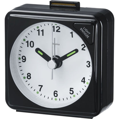 Hama Travel Clock A50 - Μαύρο με Φωτεινές Λαβές