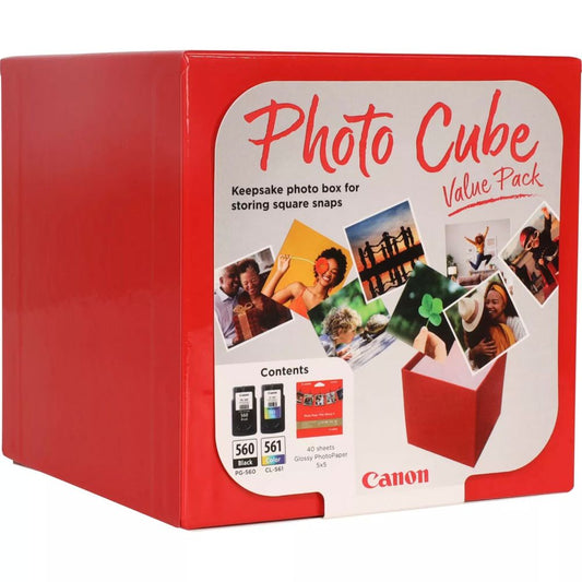 Canon PG-560 / CL-561 Photo Cube Value Pack PP-201 13x13cm