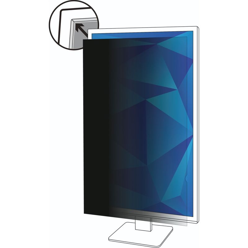 3M PF250W9P Privacy Filter for 25-inch 16:9 Portrait Displays