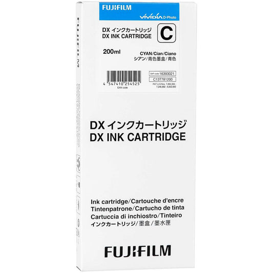 Fujifilm DX 200ml Cyan Ink Cartridge