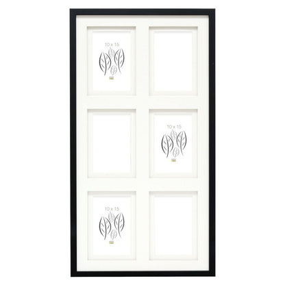 Deknudt S65KK2 Μαύρο Διπλό Passepartout 6x10x15