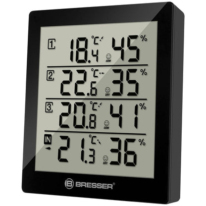 Bresser Temeo Hygro Quadro Μαύρο