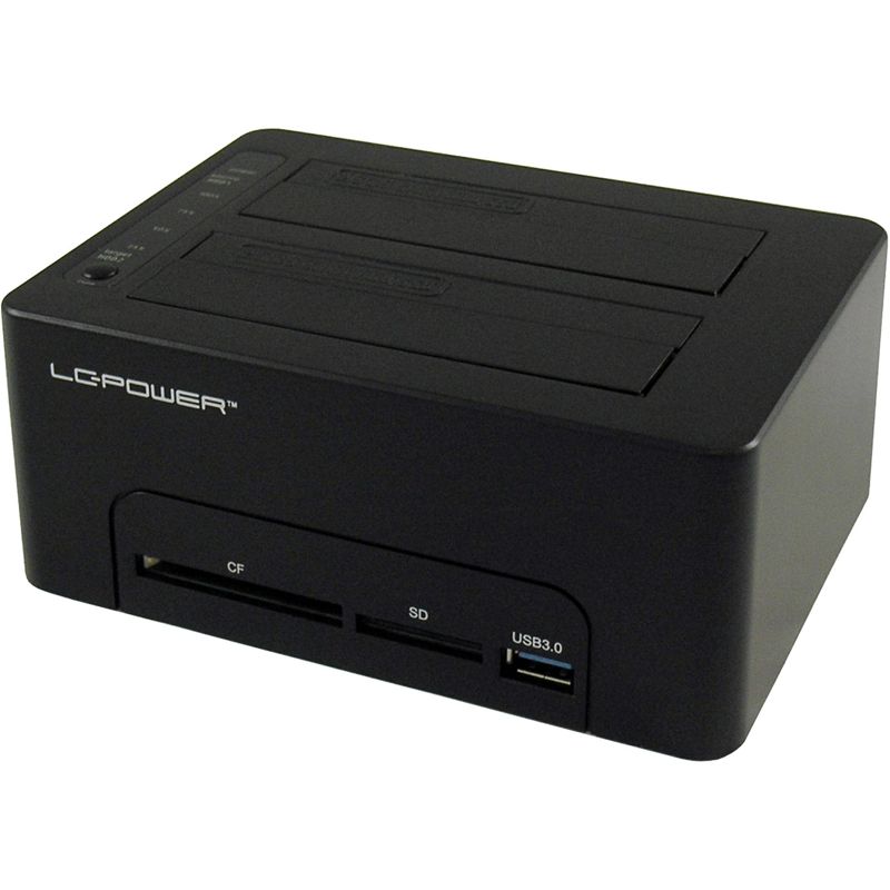 LC-Power LC-DOCK-U3-CR HDD Docking Station with CF/SD Card Reader