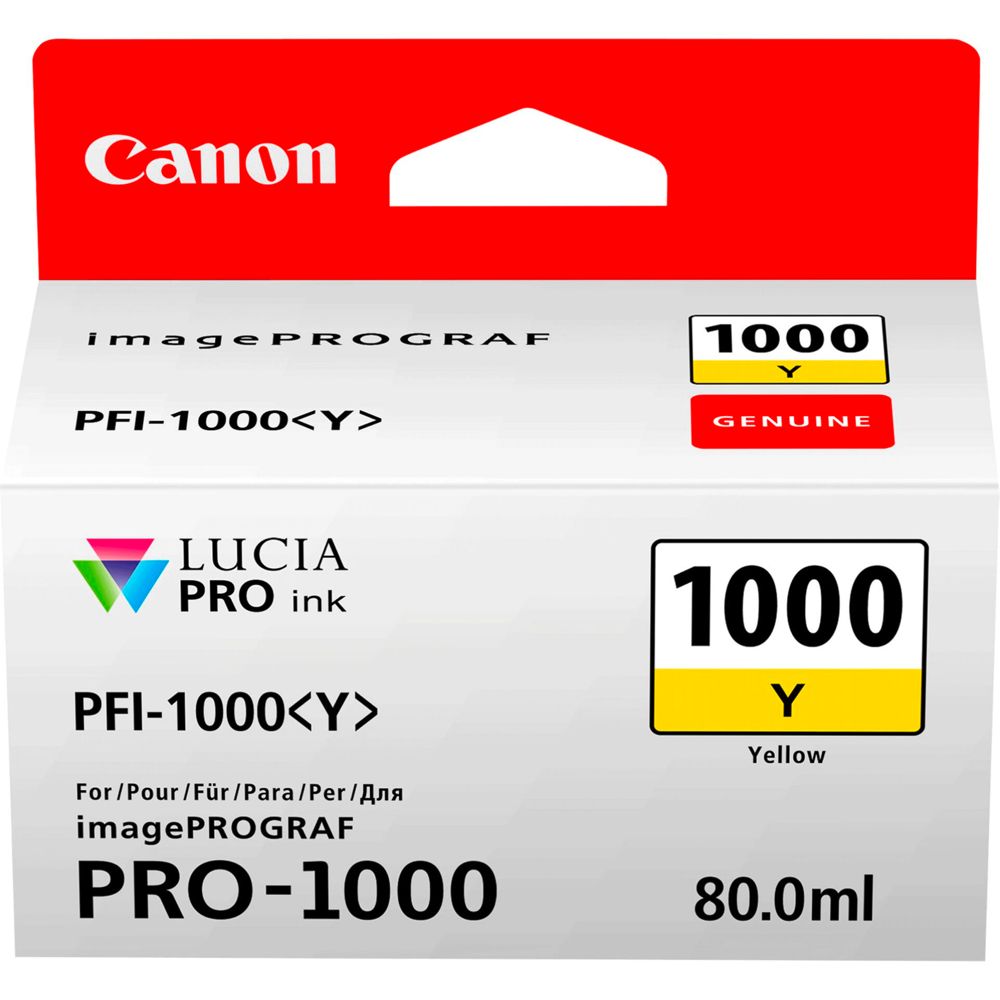 Canon PFI-1000 Y Yellow Ink Cartridge