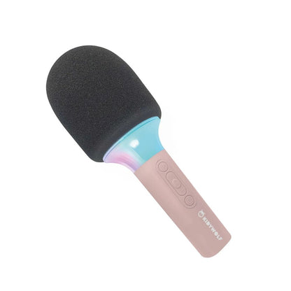Μικρόφωνο Bluetooth Kidywolf με Ροζ Φωτισμό