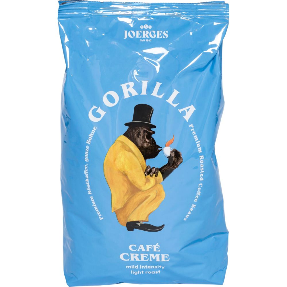 Joerges Gorilla Café Crème Blue 1 Kg Κόκκοι Καφέ