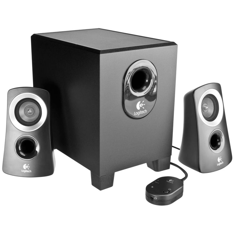 Logitech Z313 2.1 Speaker System, Black