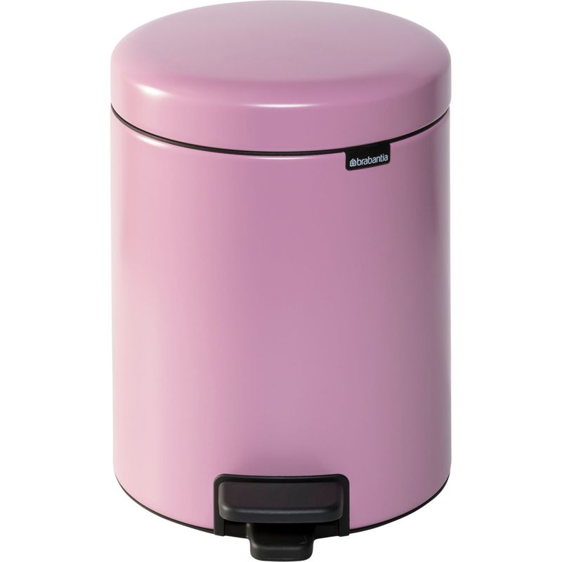 Κάδος Με Πεντάλ Brabantia NewIcon 5 Λίτρων σε Χρώμα Λιλά Ροζ