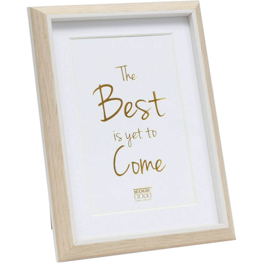 Deknudt S46WG3 P1 Ρητίνη 20x30 με Φυσικό/Λευκό Passepartout