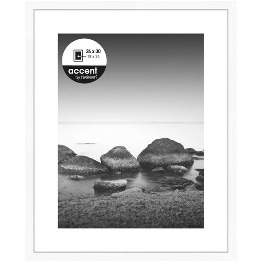 Nielsen Aura Λευκό Κάδρο 24x30 cm με Passepartout 1122001