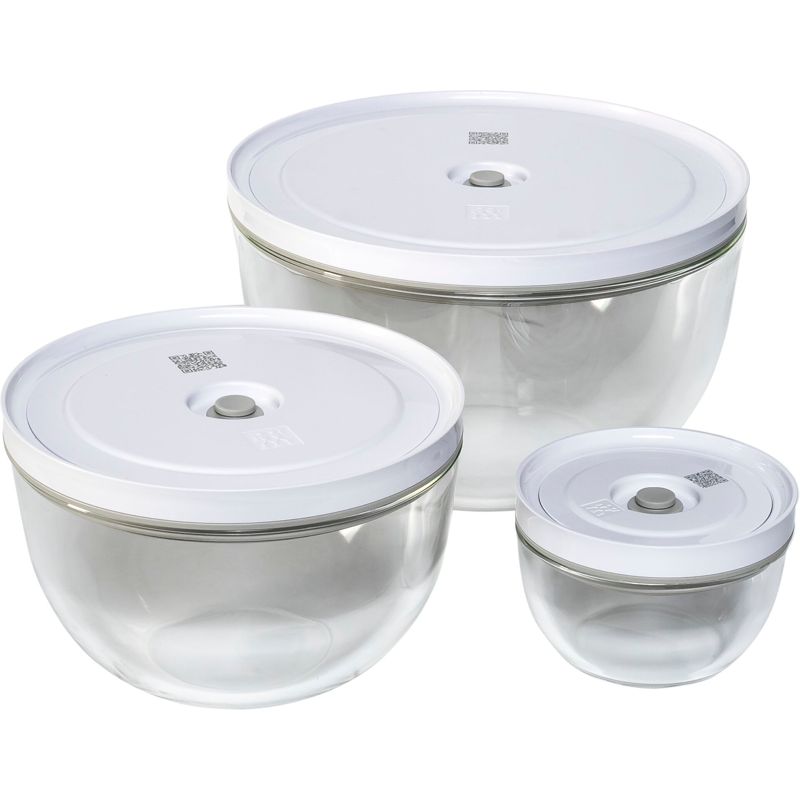 Zwilling Fresh&Save Vacuum Set Glass Bowls, 6-Piece