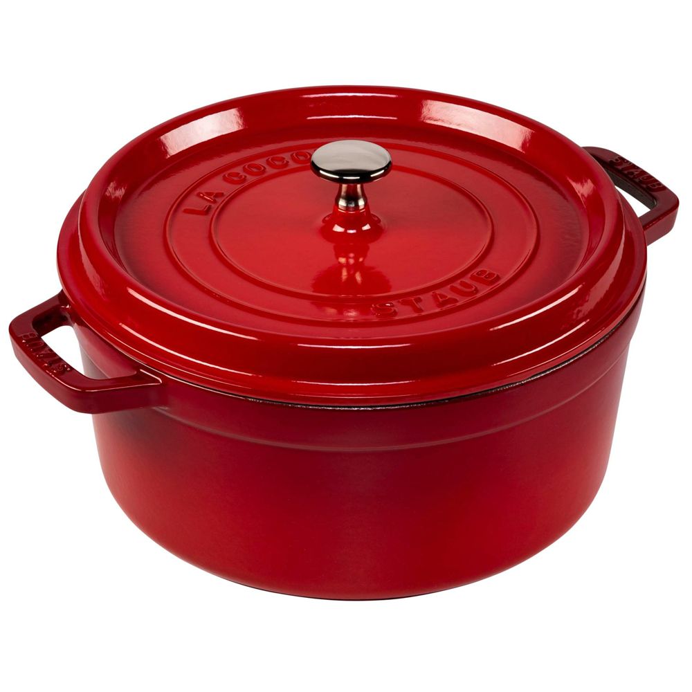 Staub Round Cocotte 26cm Cherry