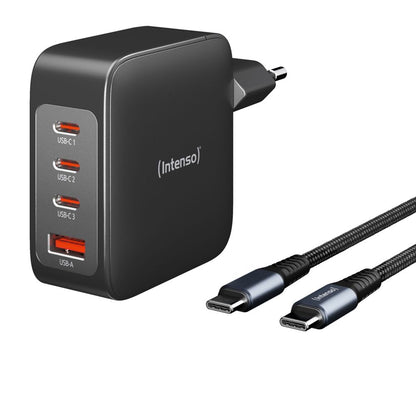 Intenso Power Adapter W140 SET 2x USB-C 1x USB-A με Καλώδιο