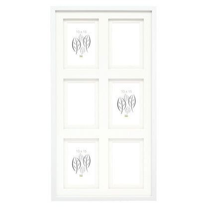 Deknudt S65KK1 Λευκό Ξύλινο Γκαλερί Διπλό Passepartout 6x10x15