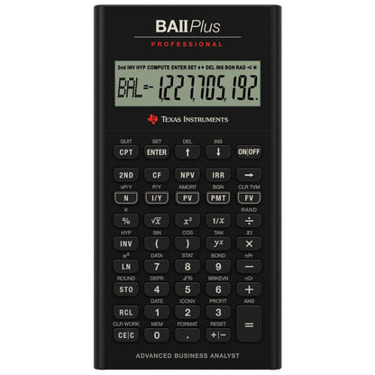Texas Instruments BA II Plus Professional Financial Calculator