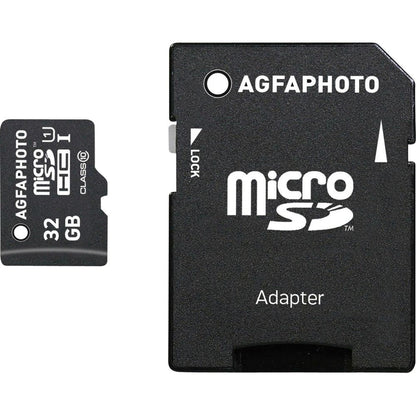 AgfaPhoto MicroSDHC UHS-I 32GB Class 10 U1 + Adapter