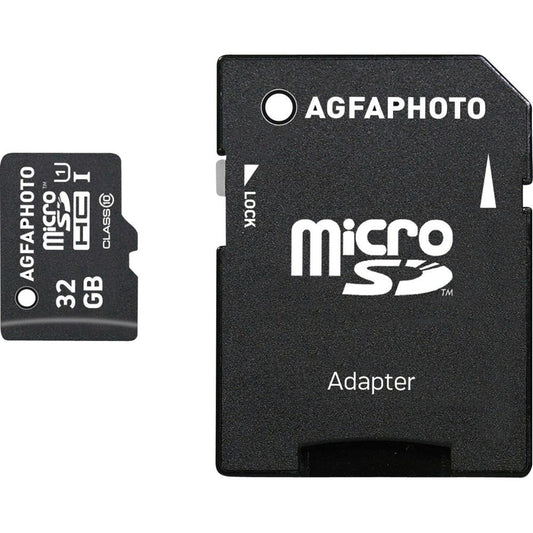 AgfaPhoto MicroSDHC UHS-I 32GB Class 10 U1 + Adapter