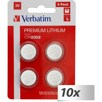CR 2032 Lithium Μπαταρία Verbatim 10x4