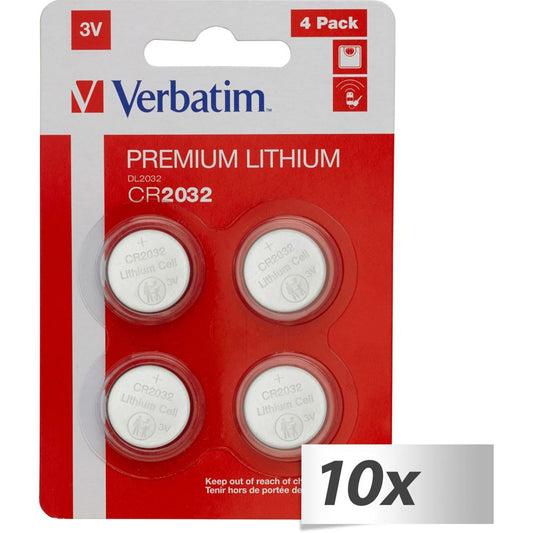 CR 2032 Lithium Μπαταρία Verbatim 10x4