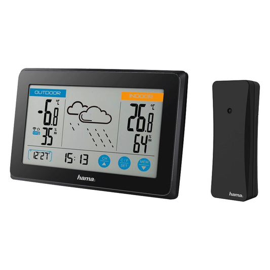 Hama Weather Station Touch Black