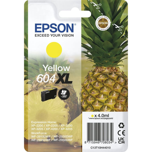 Epson Ink Cartridge Yellow 604 XL T 10H4