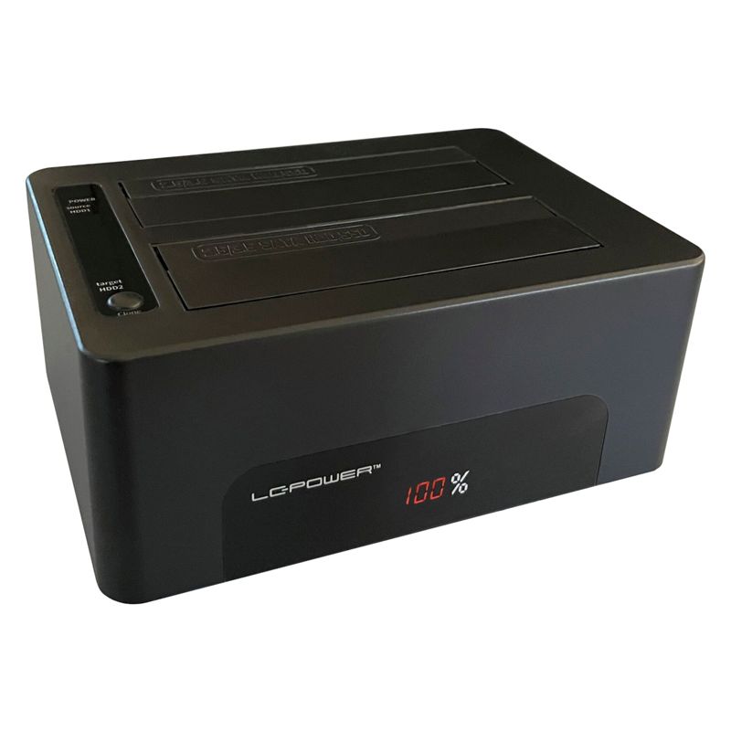 LC-Power LC-DOCK-U3-V HDD Docking Station with Clone Function