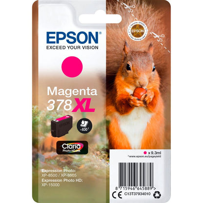 Εκτυπωτής Μελάνης Epson Magenta Claria Photo HD 378 XL T 3793