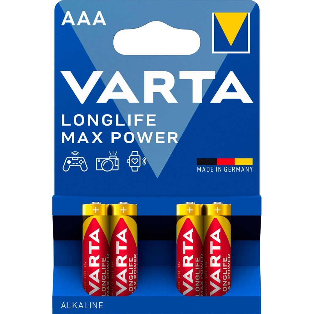 Varta Longlife Max Power Micro AAA LR03 10x4