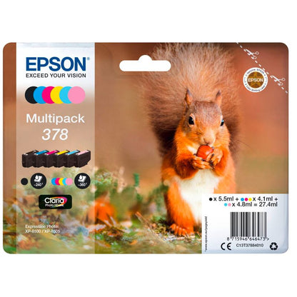 Σετ Μελανοδοχείων Epson Multipack Claria Photo HD T 378 (6 χρώματα) μοντέλο T 3788