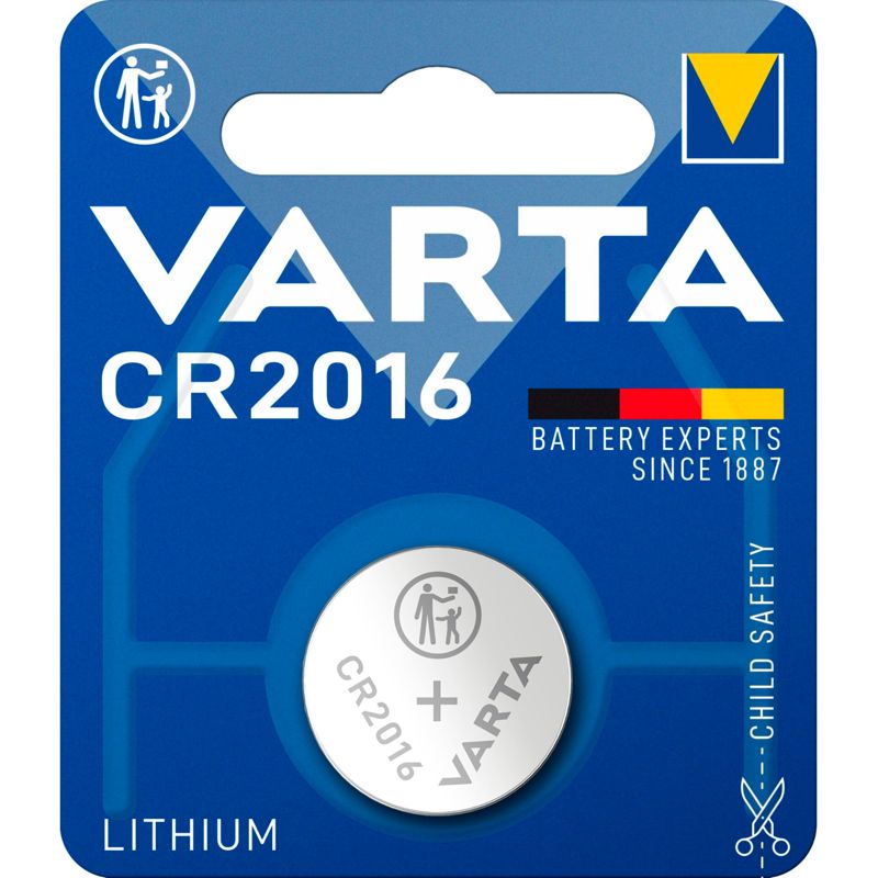 100-Pack Varta CR2016 Electronic Coin Cell Batteries Master Box