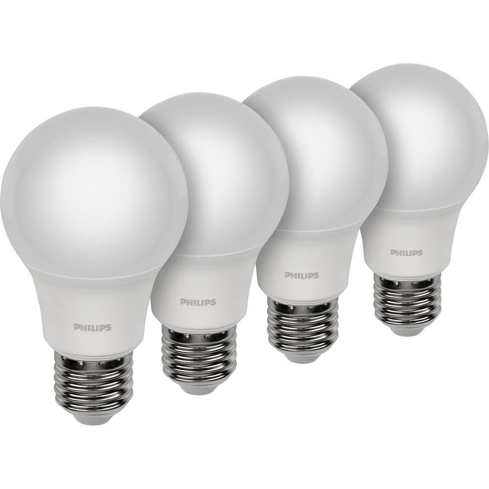 Philips LED Λάμπα E27 4-Πακέτο 60W 4000K