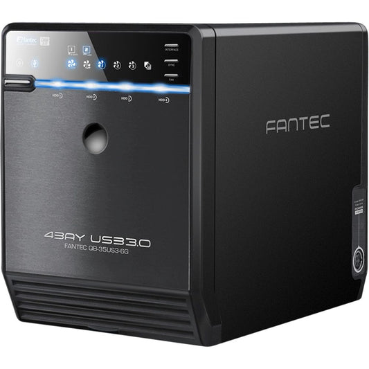 FANTEC QB-35US3-6G Μαύρο 4x3,5" SATA HDD USB3.0 eSATA