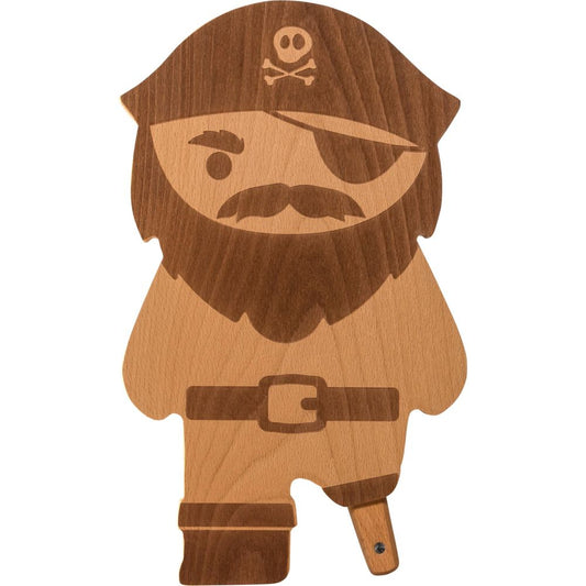 OTOTO Πειρατική Ξύλινη Επιφάνεια Κοπής & Μαχαίρι