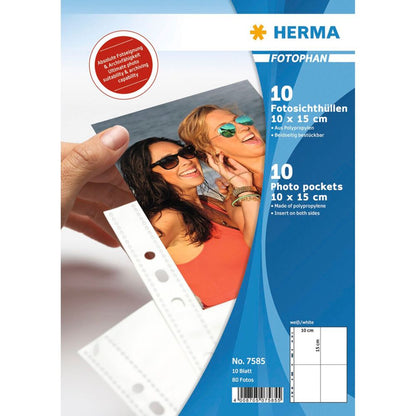 Herma Fotophan 10x15 cm Vertical 10 Sheets