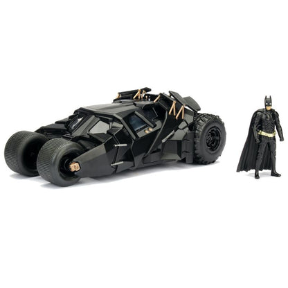 Jada Batman The Dark Knight Batmobile 1:24 Scale Vehicle with Batman Figure