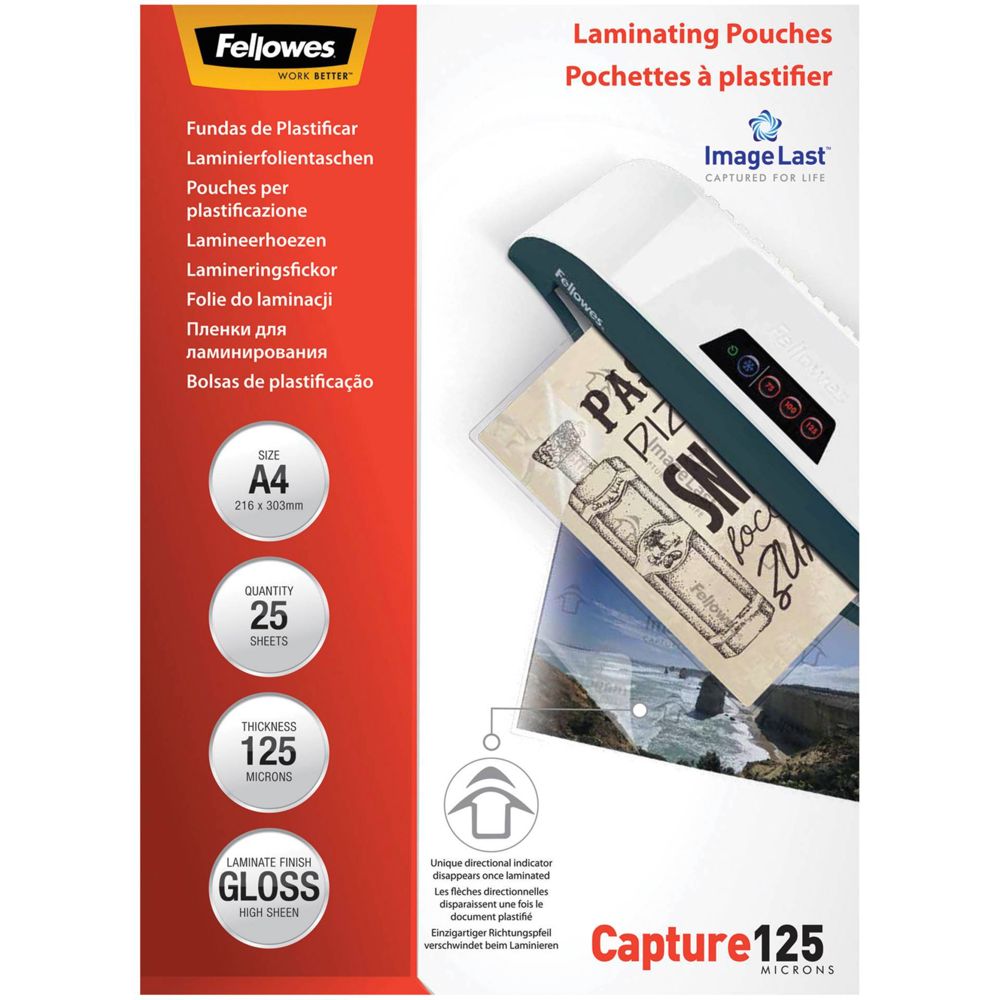 Fellowes ImageLast A4 125 Micron 25-Pack