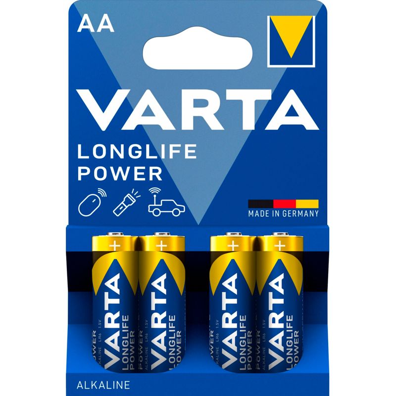 100x4 μπαταρίες Varta Longlife Power Mignon AA LR06 σε κύριο κουτί συσκευασίας