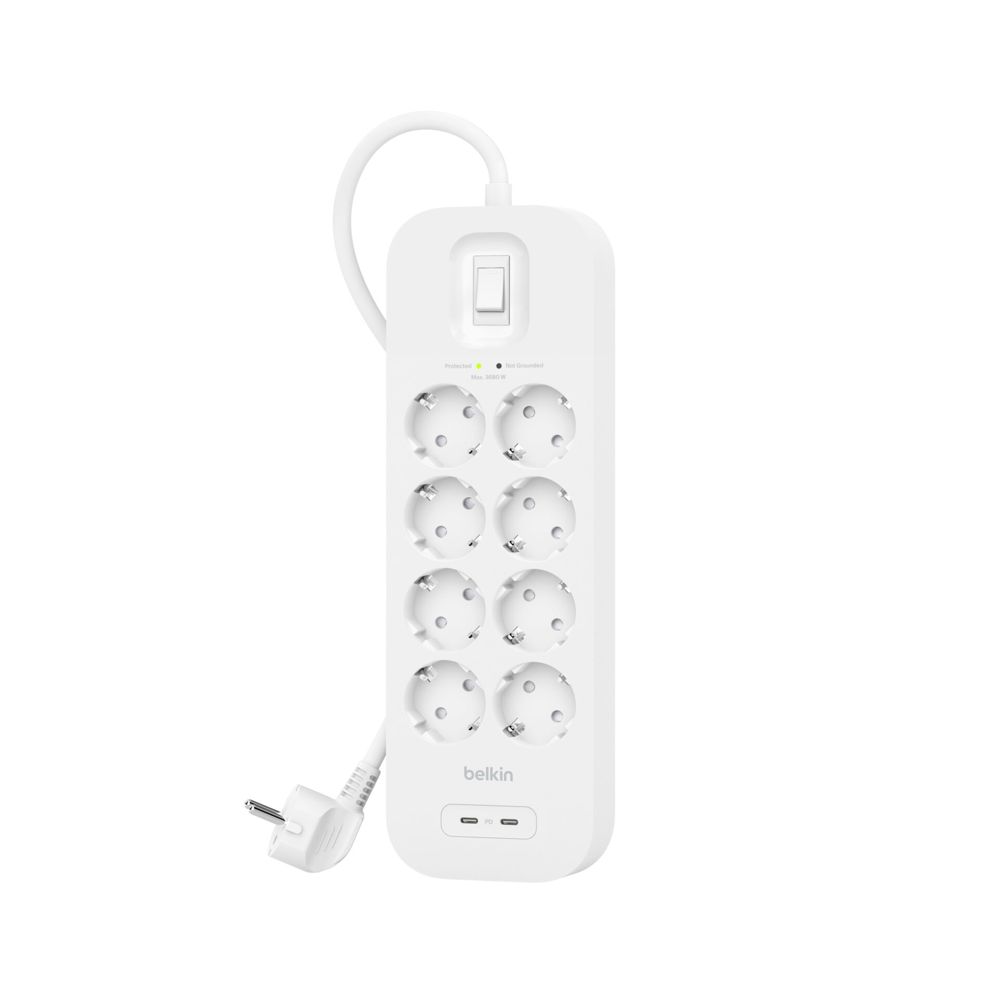 Belkin Surge Socket 8-Fold με 2xUSB-C 900J