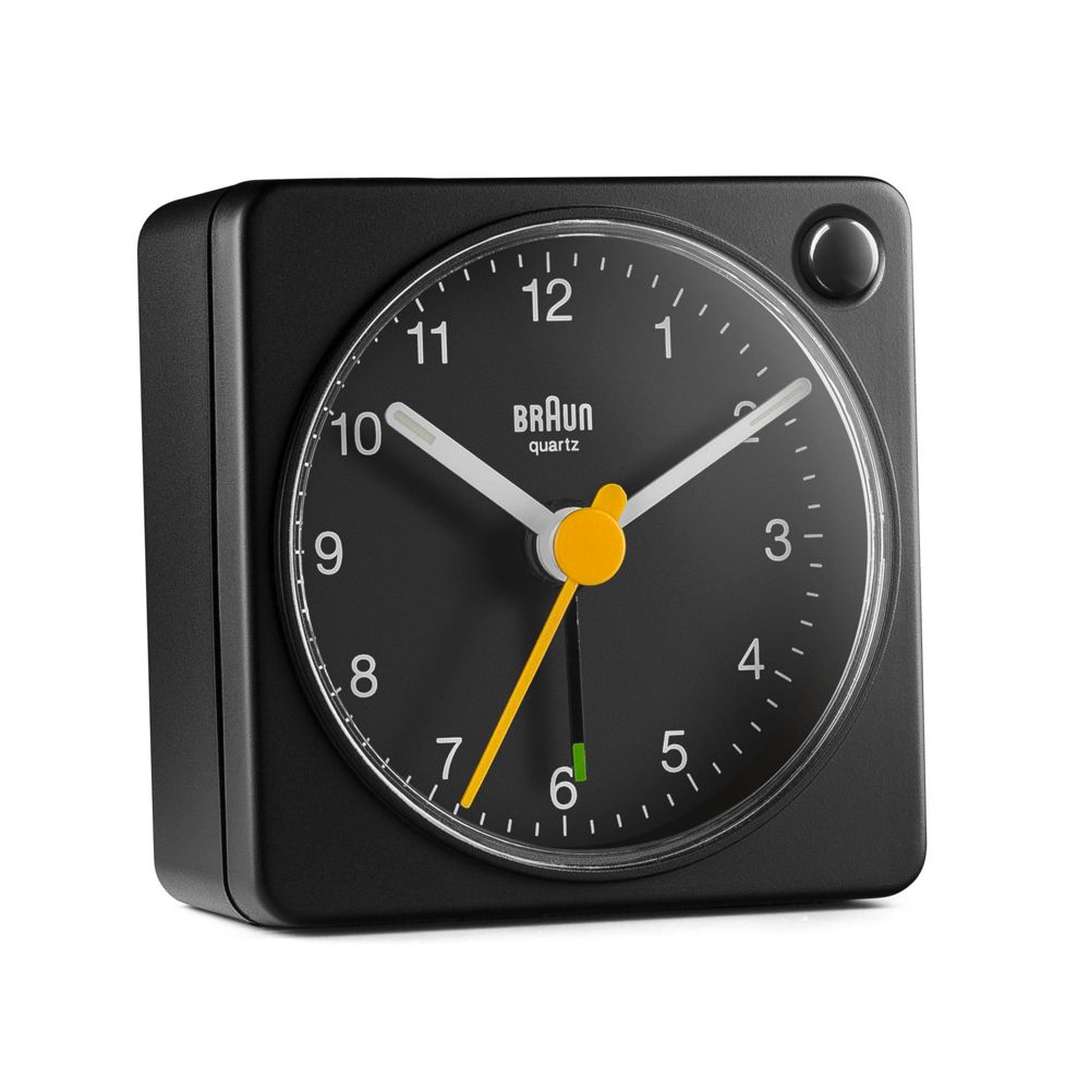 Braun BC 02 XB Quartz Ρολόι Μαύρο με Διακόπτη Φωτισμού