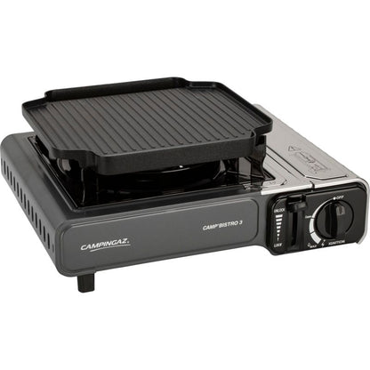 Campingaz CampBistro 3 Portable Gas Grill with Die-Cast Aluminum Griddle