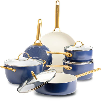 GreenPan Padova Reserve 6 pcs Pot & Pan Set Blue