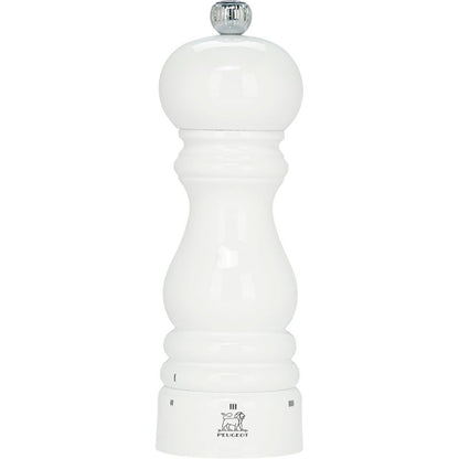 Peugeot Paris uSelect Salt Mill 18 cm, White Lacquered Wood