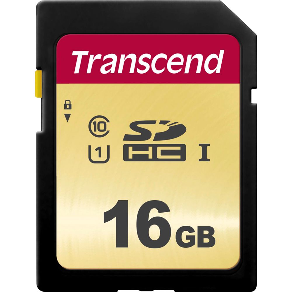 Transcend SDHC 500S 16GB Class 10 UHS-I U1 V30