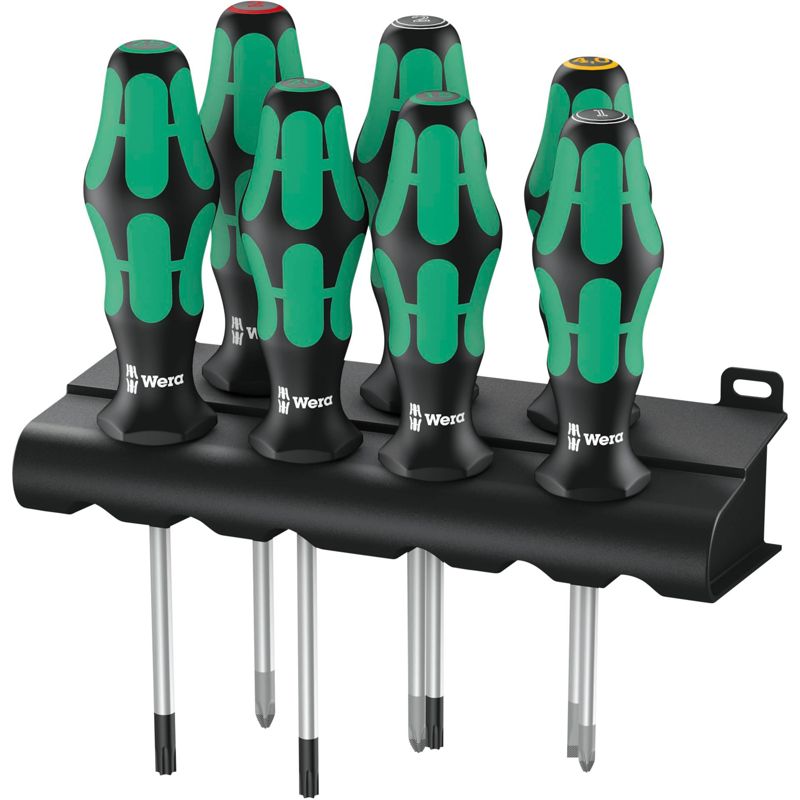 WERA 335/350/367/7 Rack screwdriver set Kraftform