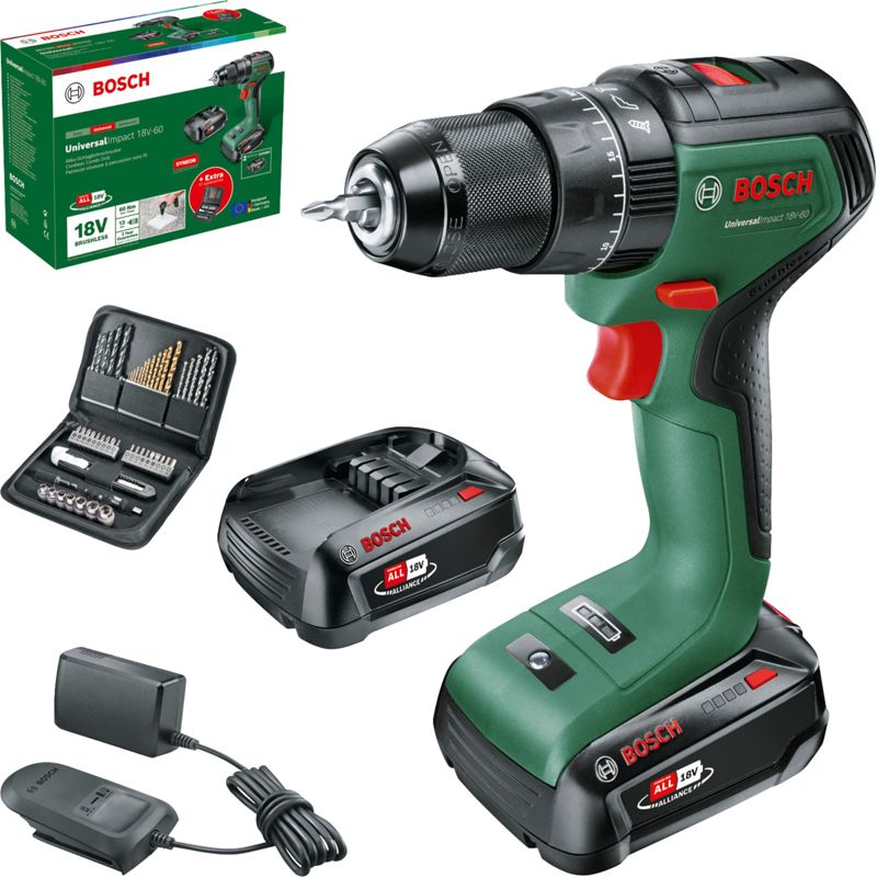 Bosch UniversalImpact 18V-60 Cordless Impact Drill