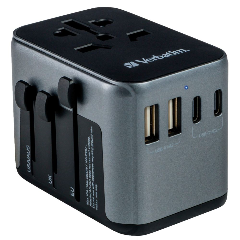 Verbatim Uni.Travel Adapt. UTA-03 USB-C 30W