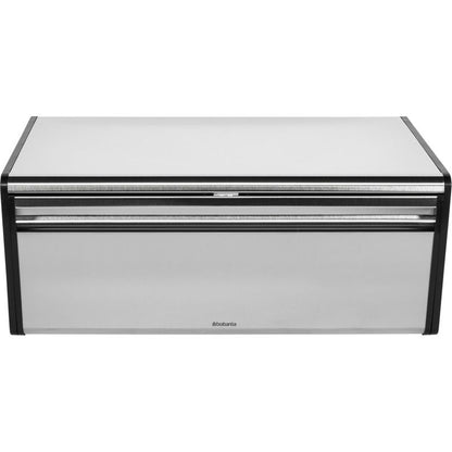 Brabantia Klappbrotkasten Front eckig, Stahl matt