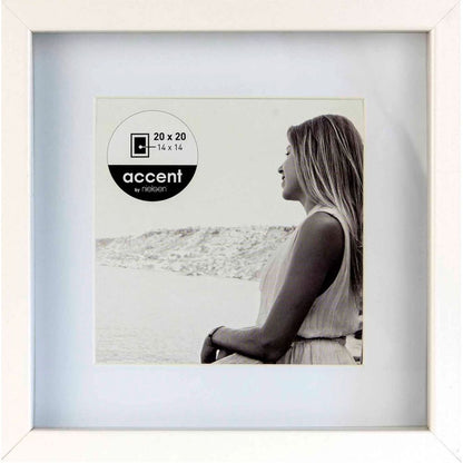 Nielsen Aura Λευκό Κάρφωμα 20x20 cm με Passepartout 1115001