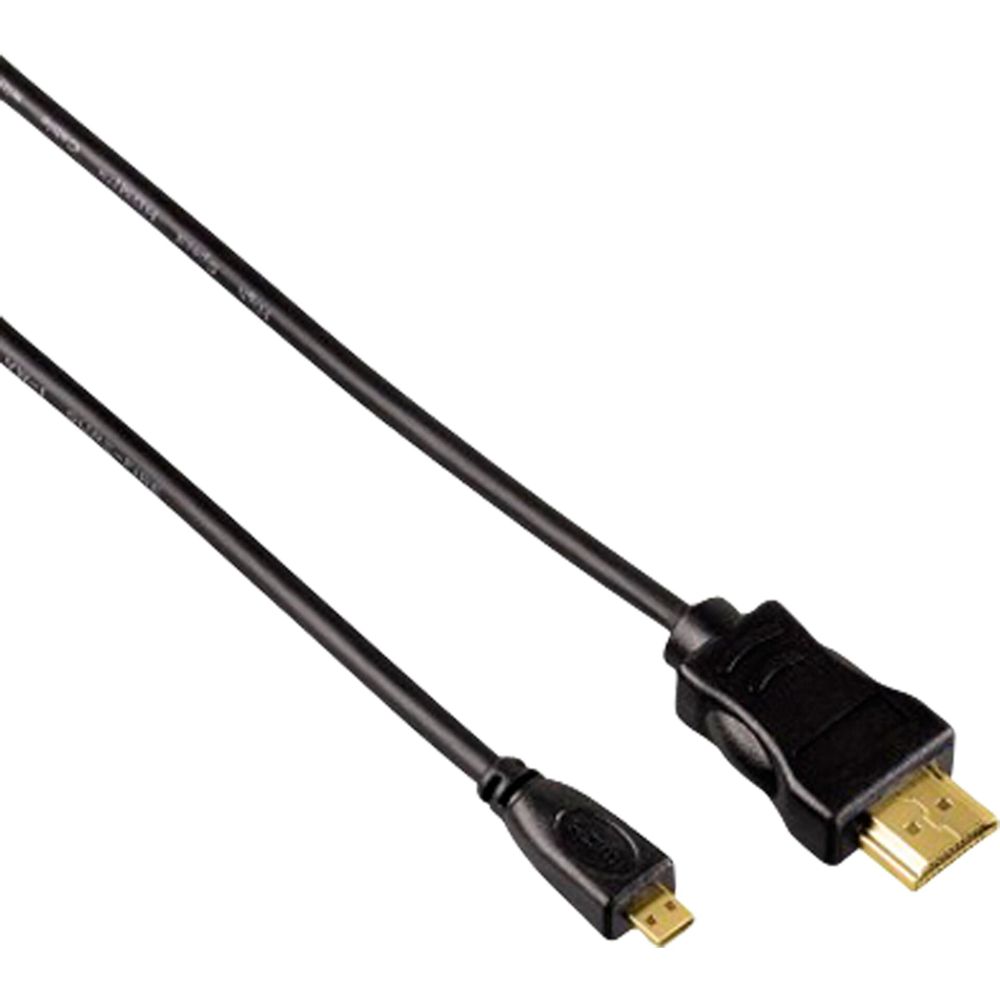 Hama HDMI/HDMI Micro Καλώδιο 0,5 m High Speed Ethernet 74239